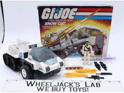 Snow Cat W/ Frostbite 100% Complete W/Box G.I. Joe 1985 Hasbro Vintage Vehicle