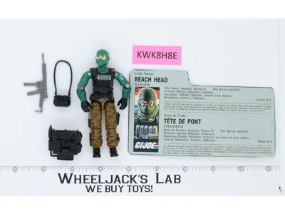 Beach Head V1 100% Complete G.I. Joe 1986 Hasbro Vintage Action Figure
