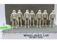 Lot of 6 Star Wars Hoth Stormtroopers 1980s Kenner Vintage Action Figures