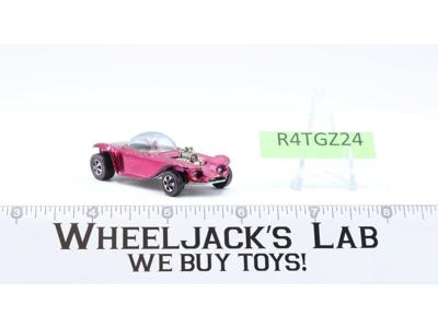 Beatnik Bandit Spectraflame Rose 1968 Hot Wheels Mattel Vintage Redline