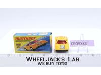 Lamborghini Countach No 27 Lesney Superfast Matchbox 1973 W/Box England Vintage