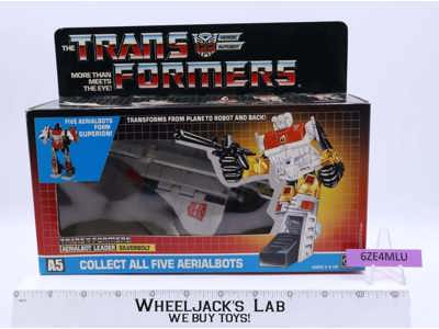 Silverbolt W NICE BOX & FIGURE 100% Complete 1986 Vintage G1 Transformers Hasbro