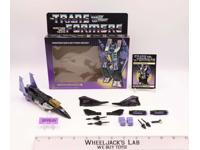 Skywarp 100% Complete W/ NICE BOX & FIGURE 1984 Vintage G1 Transformers Hasbro
