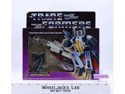Ramjet 100% Complete W/ NICE BOX & FIGURE 1985 Vintage G1 Transformers Hasbro