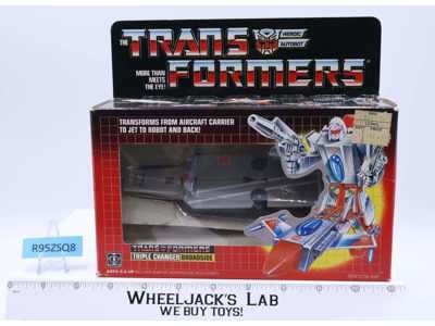 Broadside 100% Complete W NICE BOX & FIGURE 1986 Vintage Hasbro G1 Transformers