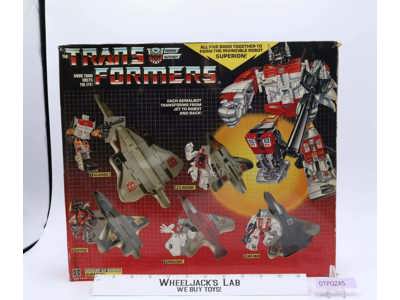Superion Giftset 100% Complete W/Box 1986 Vintage Hasbro G1 Transformers