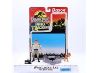Jaws Jackson W/Capture Trap Jurassic Park Series 2 Kenner Vintage W/CARDBACK