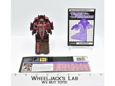 Flywheels 100% Complete Vintage 1987 G1 Transformers Hasbro Action Figure