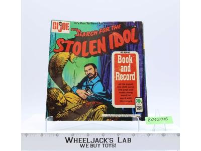 The Search for the Stolen Idol GI Joe Book ONLY 1973 Peter Pan