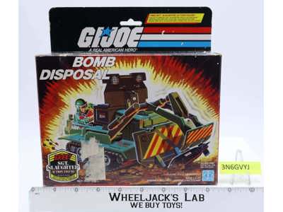 Bomb Disposal 100% Complete W/Box GI Joe 1985 Action Figure Vehicle