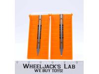 Scorponok Ramps Pair W STICKER 1987 Vintage Hasbro G1 Transformers Action Figure