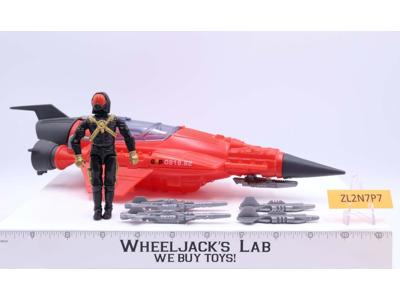 Cobra Stellar Stiletto W/Star Viper 100% Complete 1988 GI Joe Hasbro Vehicle