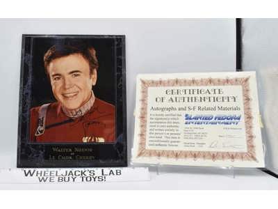 Lt. Commander Chekov Star Trek Walter Koenig AUTOGRAPHED Plaque W/COA