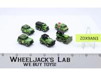 Lot of 6 Military/Army Vehicles 1988-89 Vintage Galoob Micro Machines
