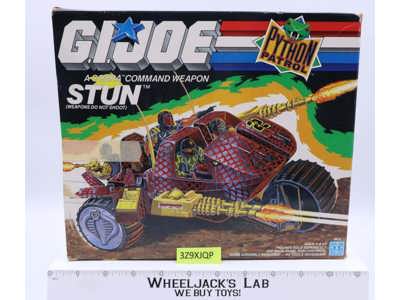 Stun Python Patrol 100% Complete GI Joe 1988 Hasbro Action Figure Vehicle