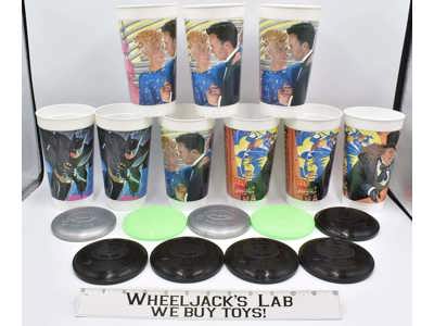 Batman Returns McDonalds Cups X9 Dc Comics 1992 Vintage