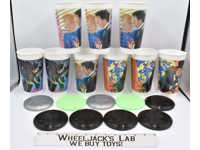 Batman Returns McDonalds Cups X9 Dc Comics 1992 Vintage