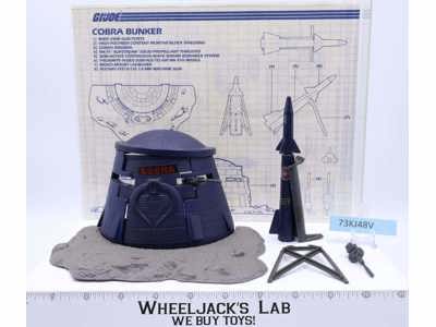 Cobra Battle Bunker 100% Complete G.I. Joe 1985 Hasbro Vintage Vehicle