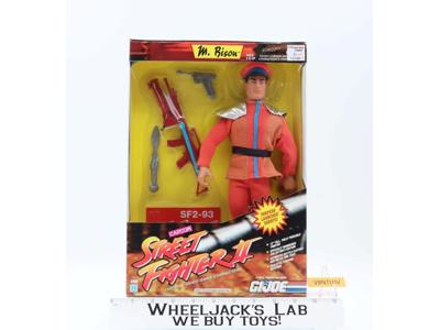 M. Bison 12" MISB Street Fighter II Capcom G.I. Joe Hasbro Action Figure 1993