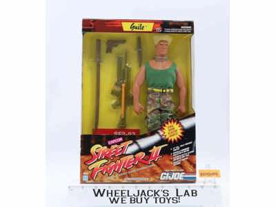 Guile 12" MISB Street Fighter II Capcom G.I. Joe Hasbro Action Figure 1993