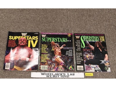 Lot of 3 WWF Presents Superstars IV VII VII HULK HOGAN 1989 1991 1992 Wrestling