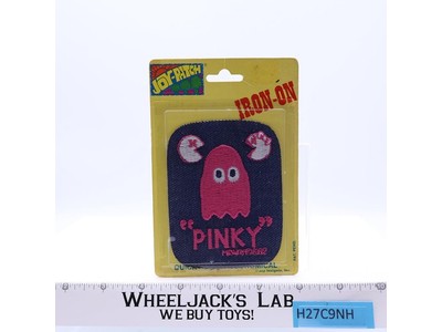 Pinky Pac-Man Video Game Embroidered Patch 1982 Joy Insignia Inc NEW SEALED