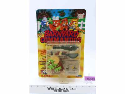 Cornelius Cannonfodder Barnyard Commandos 1989 Playmates NEW MOSC SEALED