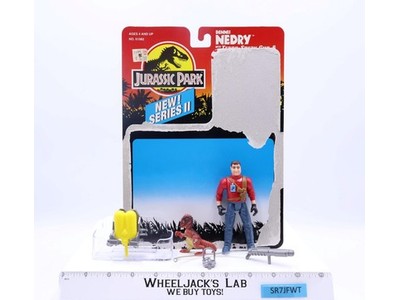 Dennis Nedry 100% Complete Series 2 Jurassic Park 1993 Kenner Vintage W/CARDBACK