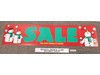 Tis the Season for Bargains Display Sign Christmas Store Display Vintage 34 x 8
