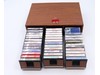 Lot of 37 Music Cassettes W/Storage Case Fleetwood Mac Beastie Boys Chicago
