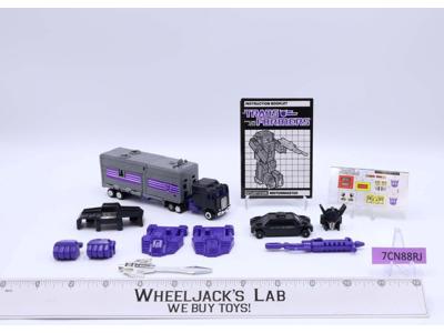 Motormaster Menasor 100% Complete UNUSED STICKERS 1986 Vintage G1 Transformers