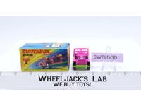 Jeep Hot Rod No 2 Lesney Superfast Matchbox 1973 W/Box England Vintage