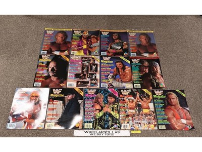WWF Magazine Complete Set 13 Issues 1991 Hogan Warrior Perfect Rockers Justice