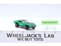 Custom Corvette Green 1968 Redline Hot Wheels Mattel Vintage RL