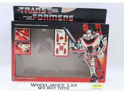 Jetfire EMPTY BOX ONLY 1985 Action Figure Vintage Hasbro G1 Transformers