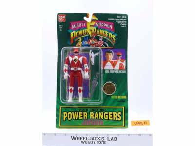 Auto Morphin Jason Red Ranger Mighty Morphin Power Rangers 1994 Bandai NEW MOSC
