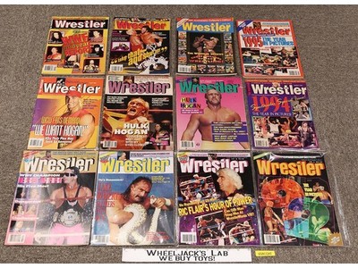 WWF Lot of 12 Wrestler Magazine 1992 1993 1994 1995 1996 Year in Pictures Hogan