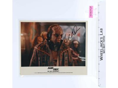 Commander Worf Star Trek Next Generation Michael Dorn AUTOGRAPHED Picture 8 x 10
