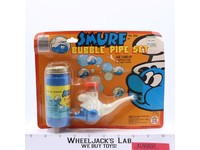 No.253 Smurf Bubble Pipe Set The Smurfs 1981 HG Toys Peyo Vintage NEW SEALED