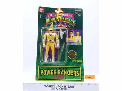 Auto Morphin Trini Yellow Ranger Mighty Morphin Power Rangers Bandai NEW MOSC