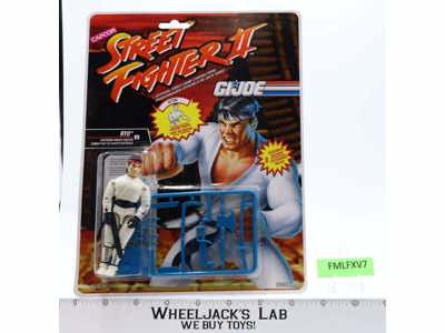 Ryu GI Joe Street Fighter II 1993 Hasbro Action Figure NEW MOSC SEALED