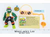 Rappin' Mike 100% Complete Teenage Mutant Ninja Turtle TMNT Playmates 1991