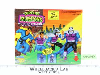 Mutatin' Shredder TMNT Mutations 1993 Playmates Action Figure NEW MISB SEALED