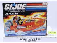 Devilfish Vehicle 100% Complete W/Box GI Joe 1986 Hasbro Action Figure Vehicle