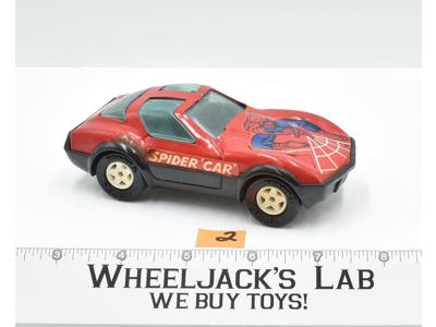 Spider 'Car' Spiderman #2 Plastic Car 1980 Buddy L Corp. Vintage Toy Car