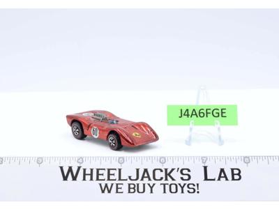 Ferrari 312P Red Hot Wheels 1969 Redline Vintage Mattel RL