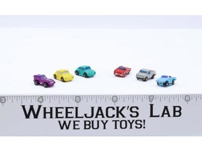 Lot of 6 Tiny Miniature Cars 1988-89 Vintage Galoob Micro Machines