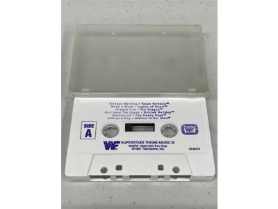 WWF Superstars Theme Music III 1993 Fan Club Membership Cassette Tape Rare