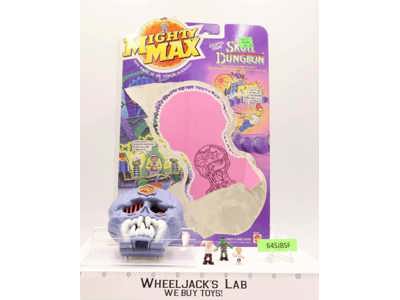 Skull Dungeon 100% Complete Dome Zones Mighty Max 1992 Bluebird Toys Figure