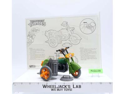 Sewer Cycle 100% Complete Teenage Mutant Ninja Turtle 1989 Playmates Vintage